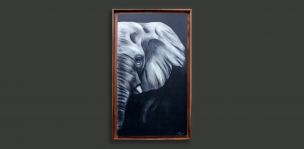 Cuadro Black Elephant