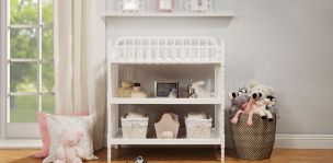 Jenny Lind White Cambiador Charola