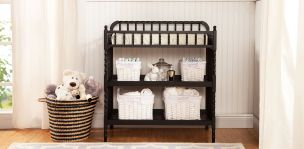 Jenny Lind Ebony Cambiador Charola