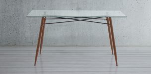 Antecomedor 150 X 80 Cm Rectangular Alba Vidrio