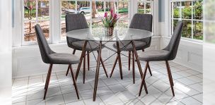 Antecomedor 100 X 100 Cm Redondo Estambul Vidrio