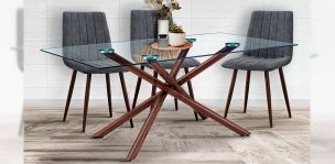 Antecomedor 180 X 100 Cm Rectangular Venecia Vidrio