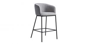 Banco Bar Alanis Gris