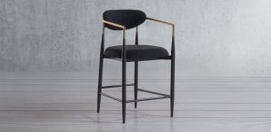 Banco Bar Lucca Gris