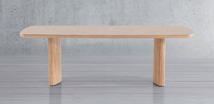 Mesa Comedor 240 x 120 cm Allens Beige