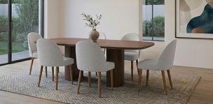 Comedor Alicia Parota con 6 Sillas