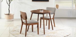 Comedor 80 cm Madeira con 2 Sillas Avery