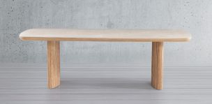 Mesa Comedor 240 x 120 cm Allens Beige