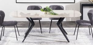 Mesa Comedor 200 x 100 cm Rummer Beige