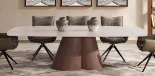 Mesa Comedor 270 x 120 cm Ginger Beige