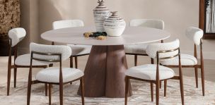Mesa Comedor 160 cm Ginger Beige
