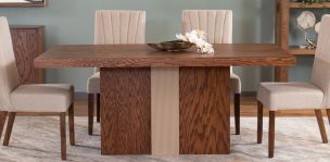 Mesa Comedor Rectangular 180 x 100 cm Divano Beige