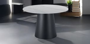 Mesa Comedor Redonda 120 cm Maria Blanco