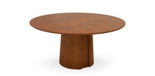 Mesa Comedor 150 x 150 cm Yuk Nogal