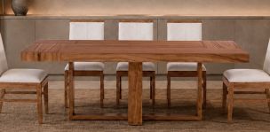 Mesa Comedor 220 x 110 cm Barcelona Parota