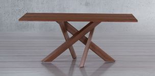 Mesa Comedor Rectangular 180 x 90 cm Christine Nogal