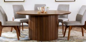 Mesa Comedor 160 cm Dunna Nogal