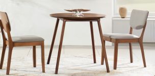 Mesa Comedor 80 cm Madeira Nogal