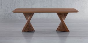 Mesa Comedor 220 x 120 cm Panama Nogal