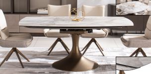 Mesa Comedor 190 x 115 cm Ayre Gris