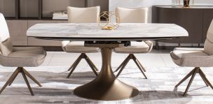 Mesa Comedor 190 x 115 cm Ayre Gris