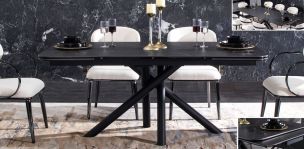 Mesa Comedor 180 x 100 cm Adria Negro