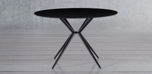 Mesa Comedor 120 cm Rummer Negro