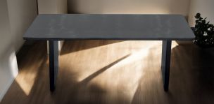 Mesa Comedor Rectangular 200 x 100 cm Julia Negro