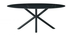 Mesa Comedor Ovalada Karime Negro