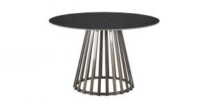 Mesa Comedor Redonda Lidya Negro