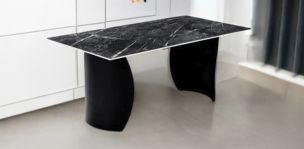 Mesa Comedor Rectangular 180 x 90 cm Salam Negro