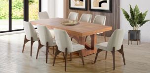 Comedor Ravello 240 x 120 Con 8 Sillas Ziba