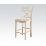 Silla Alta Tartys Madera Blanco