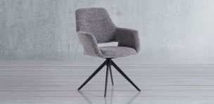 Silla Giratoria Isha Gris