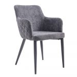 Silla Julieta Tela Gris