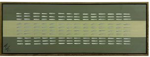 Cuadro Decorativo 60 x 160 cm Hilvan Blanco
