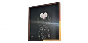 Cuadro Nogal Kaws Black