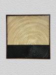 Cuadro Decorativo 140 x 140 cm Espiral Bqe Parota