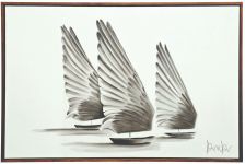 Cuadro Decorativo 120 X 180 Cm Pairos Y Derivas Café