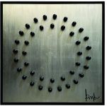Cuadro Decorativo 120 x 120 cm Zero Plata