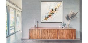 Cuadro Decorativo 110 x 110 cm Armonia Multicolor