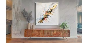 Cuadro Decorativo 140 x 140 cm Armonia Multicolor