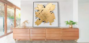 Cuadro Decorativo 140 x 140 cm Kiin Multicolor