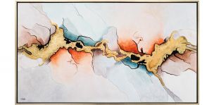 Cuadro Decorativo 150 x 80 cm Relámpago Multicolor