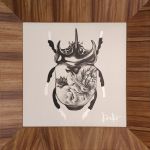 Cuadro 120 X 120 Cm Scarafaggio I Wh Madera Multicolor