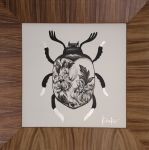 Cuadro 120 X 120 Cm Scarafaggio Ii Wh Madera Multicolor