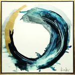 Cuadro Decorativo 120 x 120 cm Torrente Wh Multicolor