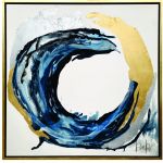 Cuadro Decorativo 120 x 120 cm Torrente II Wh Multicolor