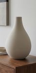 Jarrón de Cristal 50 x 30 cm Livier Beige