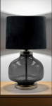 Lámpara de Mesa de Cristal Berry Dzo Negro